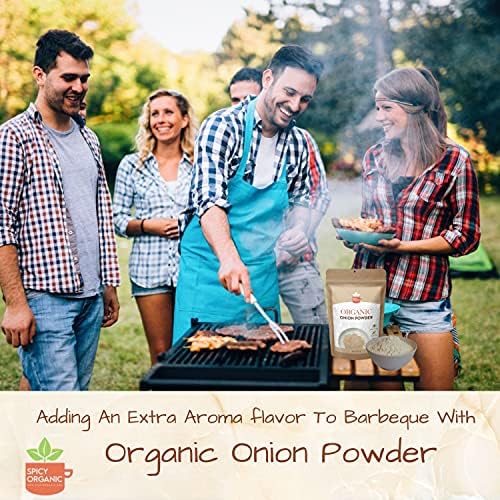 SPICY ORGANIC White Onion Powder – 2 LBS (32 Oz.) – Certified USDA Organic - The Ultimate Organic Seasoning for Cooking