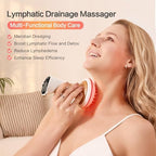 Lymphatic Massager for Lymphatic Drainage Massage & Anti Cellulite Massage, Lymphatic Drainage Massager Tool 40 Intensity Heated-EMS-Vibration with Red Light Therapy