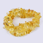 5-8mm 34 inches Natural Crystal Yellow Citrine Quartz Stone Beads for Jewelry Making Tumbled Drilled Irregular Gravel Gemstones Chips Stone Beads by Strand