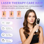 5-in-1 Laser Hair Growth Comb, 650nm Red Light Therapy for Hair Regrowth, FDA Cleared LLLT Scalp Massager for Thinning Hair & Receding Hairline Rechargeable - White