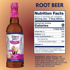 Skinny Mixes Sugar-Free Syrup Concentrate Variety Pack, 0 Calories, 0 Sugar, Root Beer Float, Orange Soda, Cherry Cola Flavors, 25.4 Fl Oz Bottles