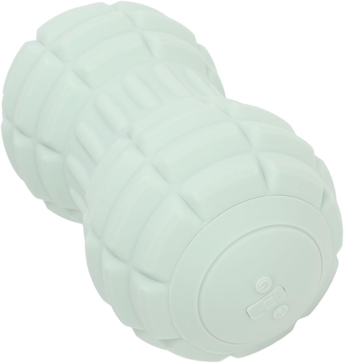 Electric Massage Roller, Ergonomic 4 Vibrating Speeds Peanut Massage Ball for Myofascial Release (Green)