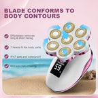 Electric Razors for Women Legs: 120 Minutes Long Time Use Rechargeable Electric Shaver for Women - IPX7 Waterproof Wet Dry Dual Purpose Hair Remover - Trimmer for Lady Face Public