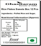 Ghasitaram Gifts Indian Sweets - Diwali Gifts Diwali Sweet - Rice Flakes Sweets Box 12 Pcs