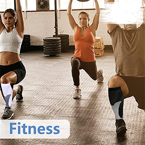 Compression Socks Men Women 20-30 mmHg Athletic Fit Running Medical Pregnancy Flight Travel 4 Pair Christmas Gift