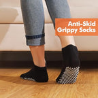 Grip Socks for Women & Men - Non Slip Pilates Yoga Socks with Grippers Hospital Slipper Socks for Barre Elderly
