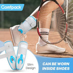 Comfpack Ankle Stabilizer Brace for Sprain, Adjustable Stirrup Ankle Support Splint for Ligament Injury, Tendonitis, Fracture, Ankle Brace for Women and Men, One Size, Gray