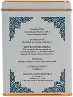 Harney & Sons Tea Decaffeinated, Great Present Idea, Vanilla Comoro, 1.4 oz Tin (20 Sachets)
