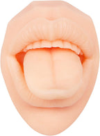 Silicone Tongue Model, Piercing Practice Body Parts Model, Tongue Mouth Display Model for Piercing Practice Acupuncture Jewelry Display Teaching