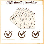 Espresso Martini Napkins, 50PCS Espresso Martini Party Supplies a Tiny Bit Older Birthday Decorations, Disposable Paper Napkin for Bachelorette Party Bridal Shower