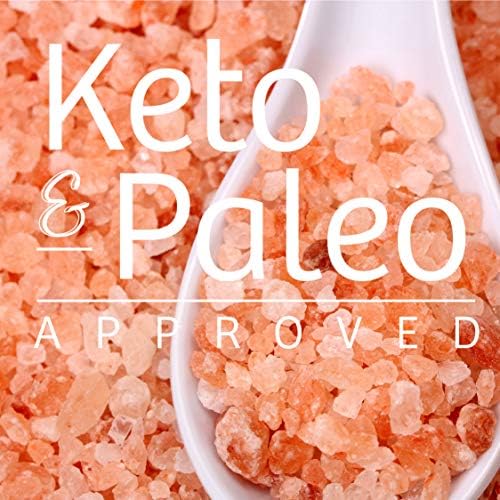 The Spice Lab Pink Himalayan Salt - Coarse 5 Pound - Himalayan Salt is Nutrient and Mineral Dense for Health - Gourmet Pure Crystal Kosher & Natural Certified