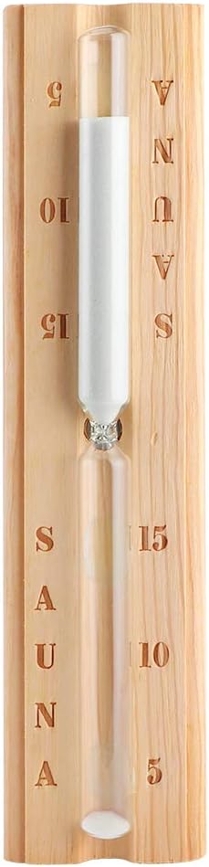 Sauna Timer, 15 Minute Sand Timer, Hour Glass for Sauna Spa Room
