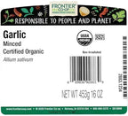 FRONTIER Organic Bulk Garlic Flakes, 1 LB
