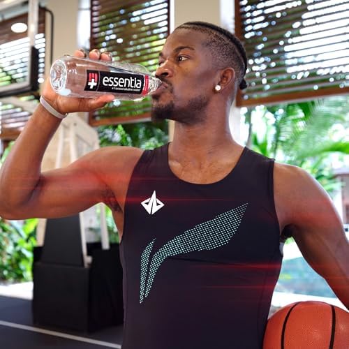 Essentia Bottled Water, 1 Liter, Pack of 6 Bottles; 99.9% Pure, Infused with Electrolytes for a Smooth Taste, pH 9.5 or Higher; Ionized Alkaline Water