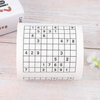 Cabilock Funny Sudoku Toilet Paper Rolls Double Rolls Creative Design Printed Paper Towels for Home Cafe Shop