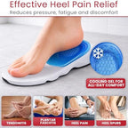 Vive Envelop Gel Heel Cups - Heel Cushion for Women, Men, Bone Spur, Plantar Fasciitis Support - Shoe Inserts Provide Foot Pain Relief for Achilles, Feet Arch, Kids - Shock Absorbing Protector Pad