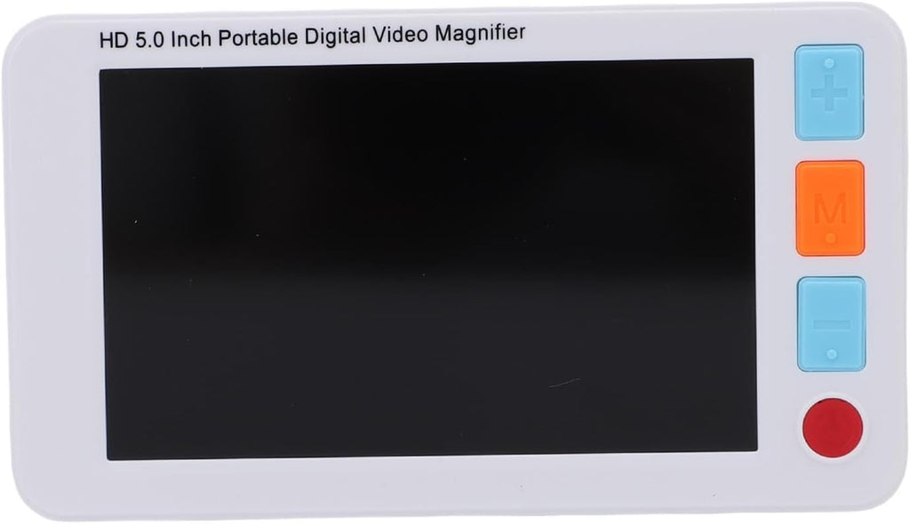 Dpofirs Reading Magnifier with 5 Inch Screen | 3-48x Zoom, Video Recording & Freeze Function for Newspapers