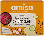 Amisa Organic Gluten Free Rice & Corn Crispbread 150g - Pack of 2
