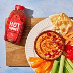 Nate's Hot Honey - 100% Pure Honey Infused with Habanero Chili Pepper Flakes, Award-winning Taste - 16 oz Squeeze Bottle