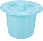 minkissy Portable Covered Chamber Pot for Adults and Boys and Girls Practical Night Urine Pot Smooth Edges for Travel and Home Use Design for Convenience