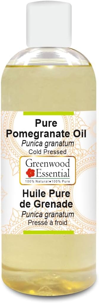 Greenwood Essential Pure Pomegranate Oil (Punica granatum) Cold Pressed 200ml (6.76 oz)
