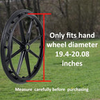 1pair Wheelchair Push Rim Covers,Wheelchair Cover,Silicon Wheelchair Wheel Covers (Yellow)