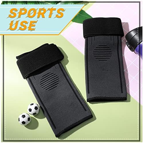 Tarpop 1 Pair Ankle Brace for Kids Compression Ankle Sleeves Adjustable Foot Support Brace Elastic Guard for Children Boys Girls Sports Running Jogging Dance Fitness Gymnastics(Black,X-Small)