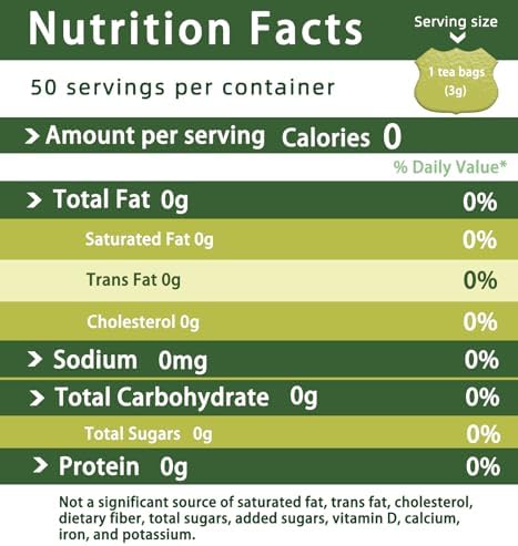 Samcci - Dandelion Leaf & Root Tea bags, 50 Teabags, Natural Roasted Dandelion Herbal Tea for Liver & Kidney Health, Support Digestion & Enhance Immune System, Caffeine Free