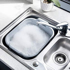 Addis Eco Made from 100% Recycled Plastic Washing up Bowl with Twin Handle, 9.5 Litre, Light Grey