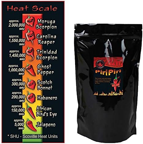 1 LB (16 OZ) Fiery Farms African Birds Eye Chili Pepper Powder (Birdseye or Piri Piri Spice) Non-GMO Bulk