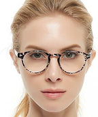 OCCI CHIARI Lightweight Designer Acetate frame Stylish Reading Glasses For Women(Black,1.0)