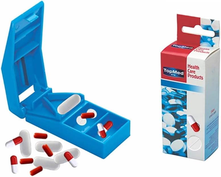 TOP Med Pill Box and Splitter 1 Count