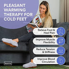 Leonns® Microwavable Slippers - Heated Booties for Women and Men | Heated Foot Warmers for Feet in Bed, Reusable & Cozy Foot Warmer for Bed | Soothing Warmth & Comfort for Cold Feet