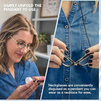 Reading Glasses For Women - Progressive reading glasses, designer eye protection, non-bifocal clear vision optics