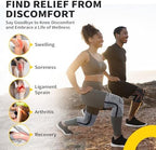 CAMBIVO Knee Brace for Women and Men with Side Stabilizer 2 Pack, Lightweight Latex Free Knee Compression Sleeves for Knee Pain Relief, Knee Sleeves for Running, Workout and Daily Activities (Black, Medium)