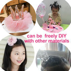 2Pcs Mini Infant Crown Baby Princess Tiara Cake Topper Crystal Rhinestone Small Silver Cupcake Crown for Newborn Photo Prop Royal Prince Themed Birthday Wedding Christmas Party Decorations