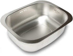 Stainless Steel Washing-up Metal Bowl Multi-purpose Dish Tub for Sink, Wash Basins, Dishpan for Wanang