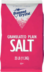 Diamond Crystal Granulated Plain Diamond Salt 25lbs