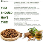 Premium 25 oz Dandelion Root Powder, 100% Natural and Pure from Dandelion Root, No Additives, No Gluten, No Sugar, Vegan