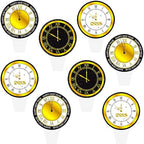 Happy New Year Party Cupcake Toppers 48Pcs Countdown Clock Theme Cupcake Toppers for 2026 New Years Eve Party Decorations Midnight Countdown Events Supplies