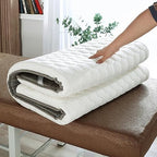 KKCD 1.2/1.6/2/2.4In Thick Memory Foam Mattress Topper for Massage Table,Spa Bed Mattress with Breathe Hole,Square/Round/Trapezoidal Head Massage Accessories Protective Pad,4cm/1.6in,R 80x190cm
