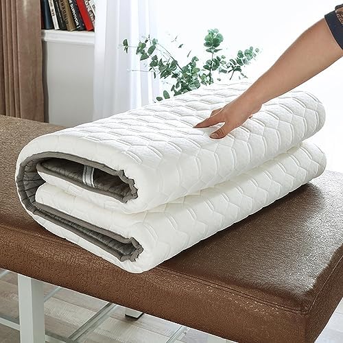 KKCD Square/Round/Trapezoidal Head Memory Foam Mattress Topper for Massage Table,Non-Slip Beauty Salon Bed Mattress with Breath Holes,3/4/5/6cm Thick Lash Bed Cushion Topper,5cm/2.0in,S 70x180cm