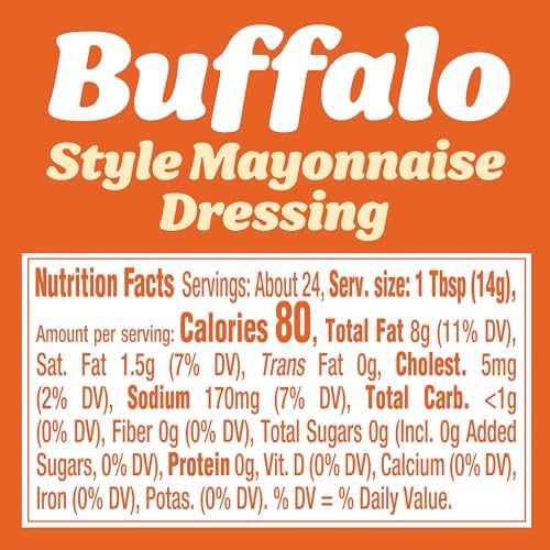 Kraft Buffalo Style Mayonnaise Dressing, 12 fl oz Bottle