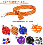 Coume 6 Pack Cooling Neck Wraps Cooler Ice Wrap Scarf Bandanas for Hot Weather Summer Women Men Walking Riding Outdoor