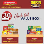 BRITANNIA Good Day Cashew Cookies Family Pack 8.15oz (231g) - Breakfast & Tea Time Snacks - Delicious Grocery Cookies (Pack of 2)