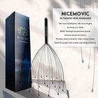NICEMOVIC 2 Pack Head Scalp Massager Gifts for Women Men, Stocking Stuffers White Elephant Gifts for Adults Prizes for Adults Scalp Massager Hair Growth 20 Fingers Stress Relief Head Scratcher