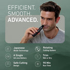 Panasonic Men’s Ear and Nose Hair Trimmer, Wet Dry Hypoallergenic Dual Edge Blade - ER-GN30-H