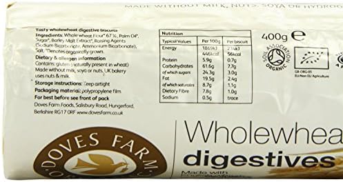 DOVES FARM Organic Digestive Biscuits, 400 GR