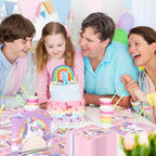 Unicorn napkins,48pcs Unicorn Birthday Party Decorations Rainbow unicorn paper Napkins for Girl Birthday Decorations