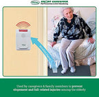 Smart Caregiver Cordless Monitor with Cordless 24in x 48in Gray Floor Mat - Get to Them so They Don't Walk Alone!